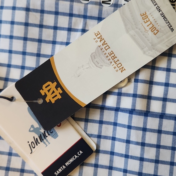 Johnnie-O University of Notre Dame Button Down Shirt 👕 - Picture 4 of 7